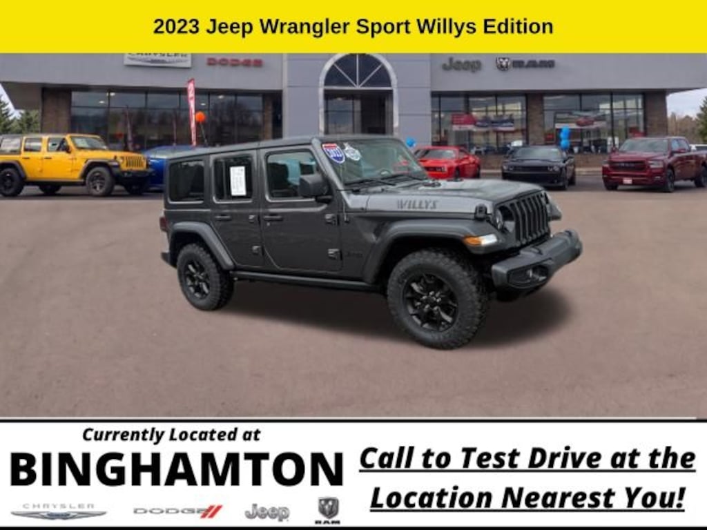 Used 2023 Jeep Wrangler 4-DOOR SPORT 4X4 SUV
