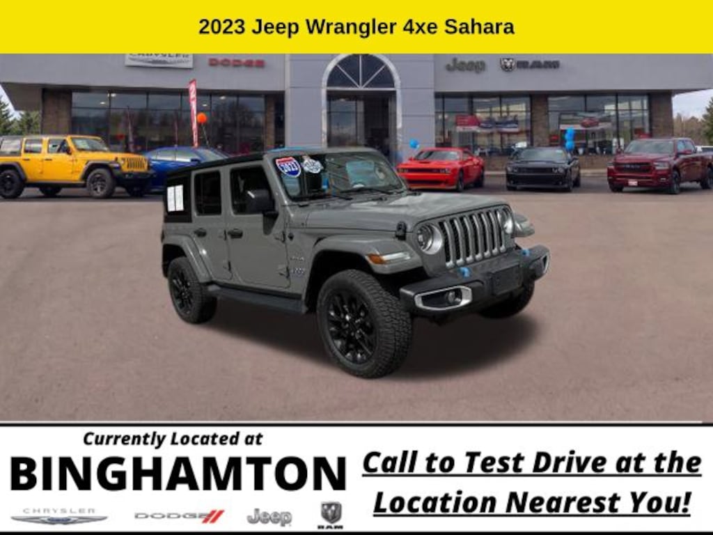 Used 2023 Jeep Wrangler Sahara 4xe SUV