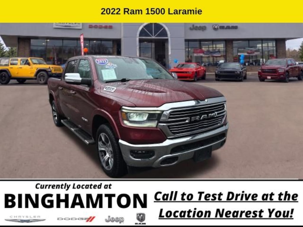 Used 2022 Ram 1500 Laramie Truck Crew Cab