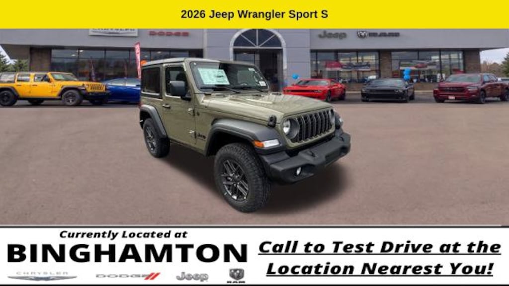 New 2026 Jeep Wrangler Sport S Sport Utility