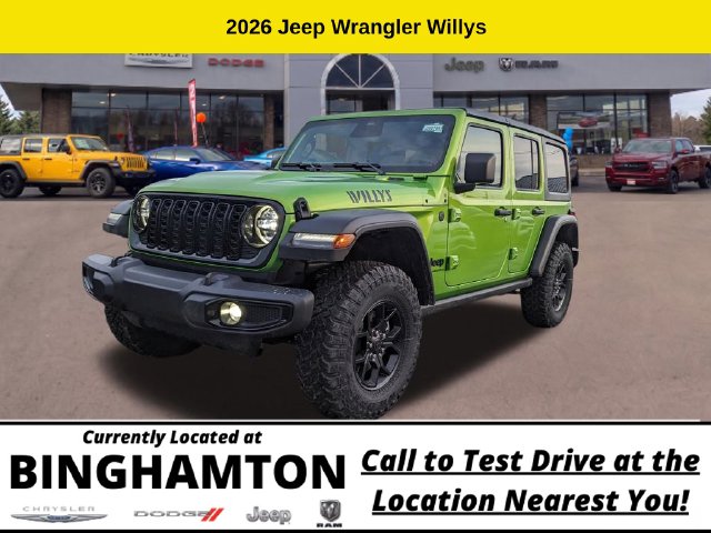 New 2026 Jeep Wrangler Willys Sport Utility