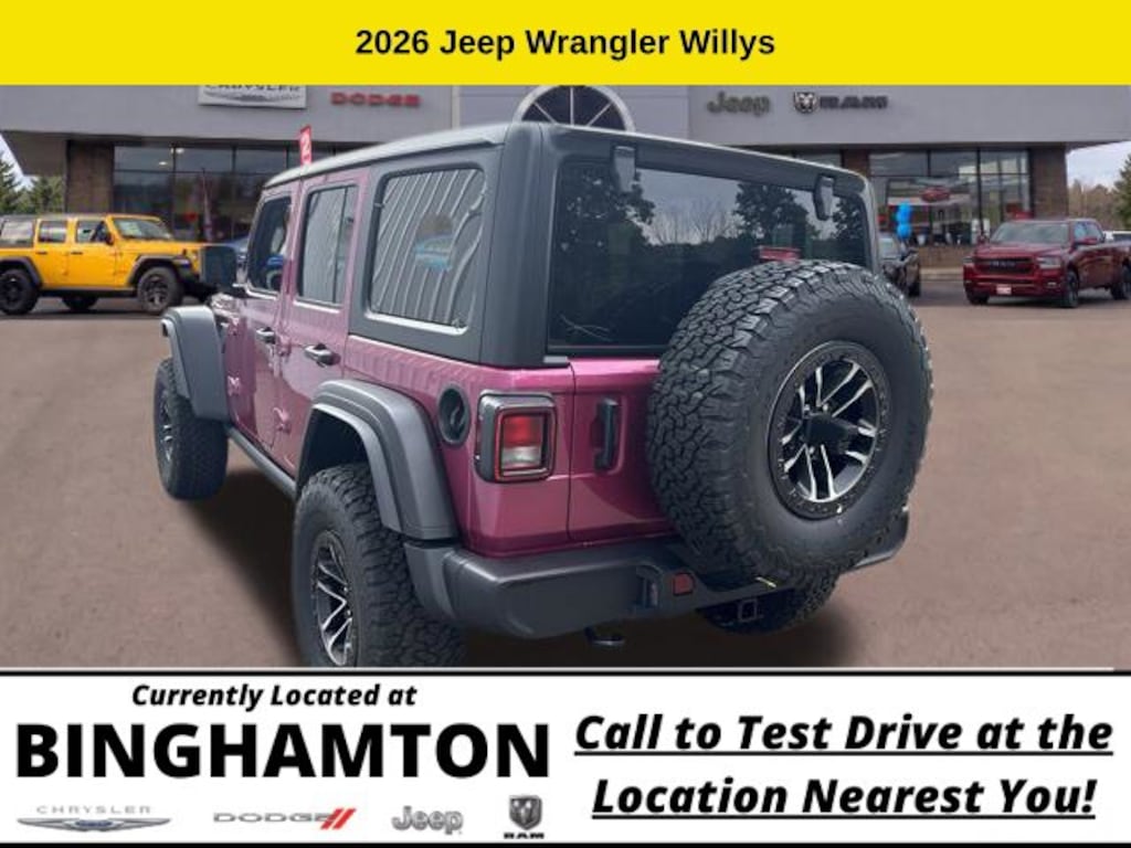 New 2026 Jeep Wrangler Willys Sport Utility