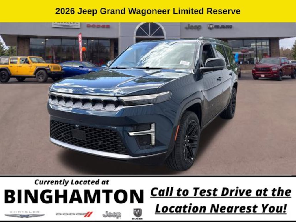 New 2026 Jeep Grand Wagoneer Limited Reserve Sport Utility