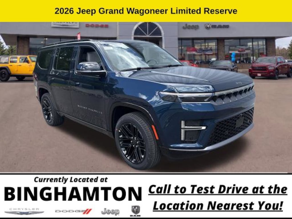 New 2026 Jeep Grand Wagoneer Limited Reserve Sport Utility