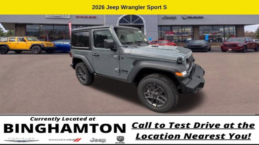 New 2026 Jeep Wrangler Sport S Sport Utility