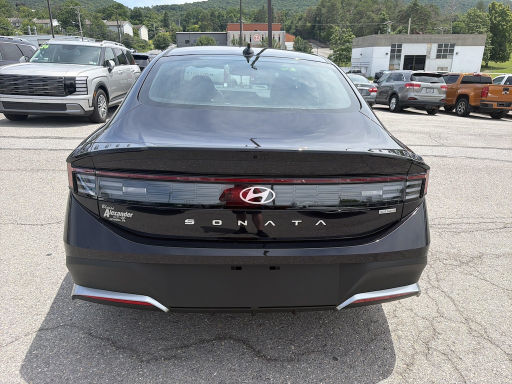 New 2026 Hyundai Sonata Hybrid Blue Sedan