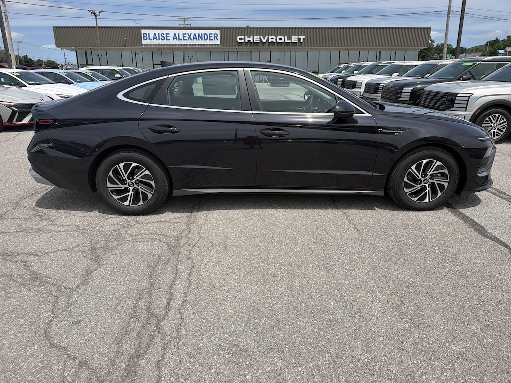 New 2026 Hyundai Sonata Hybrid Blue Sedan