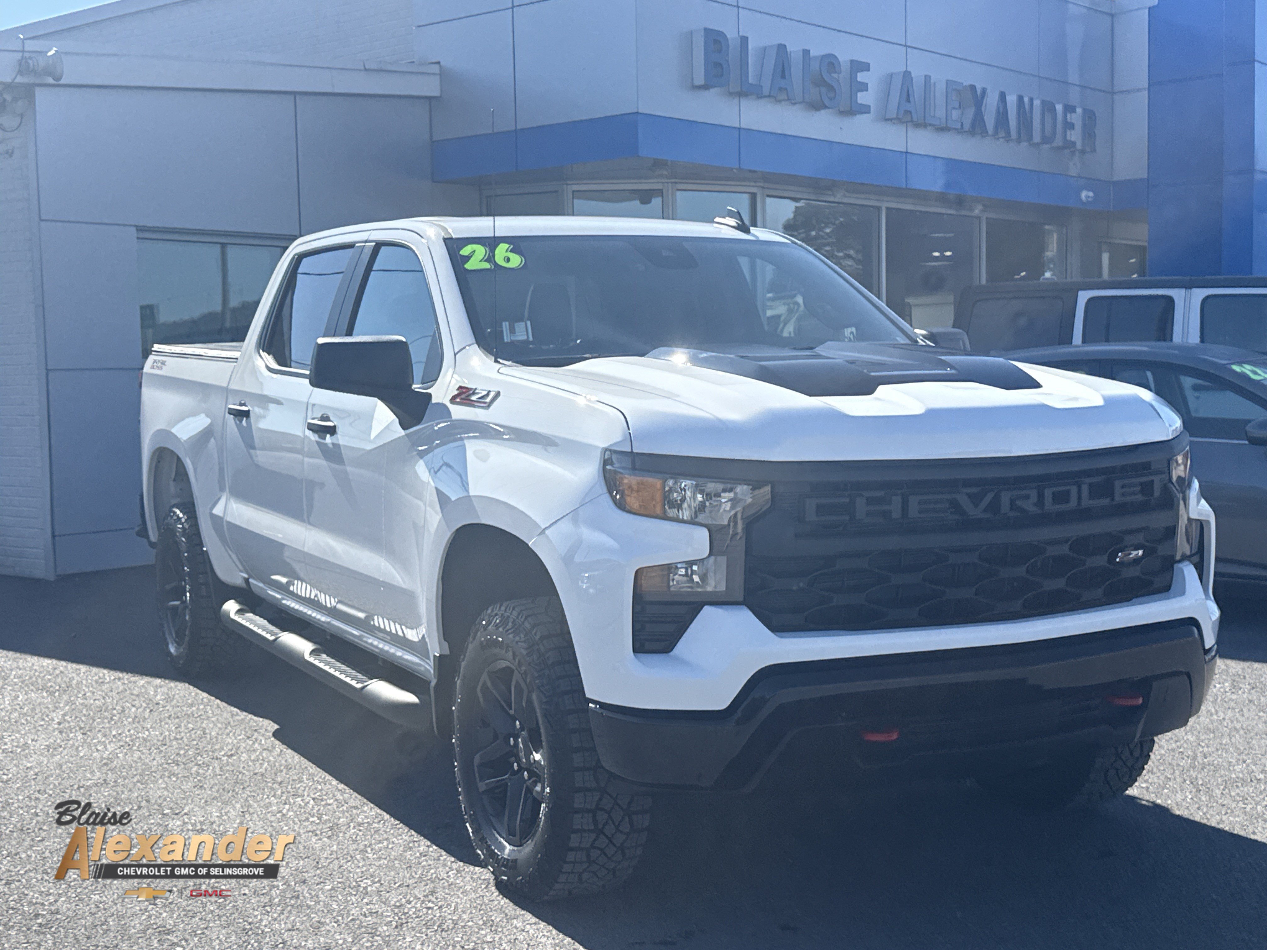 New 2026 Chevrolet Silverado 1500 Custom Trail Boss Truck Crew Cab