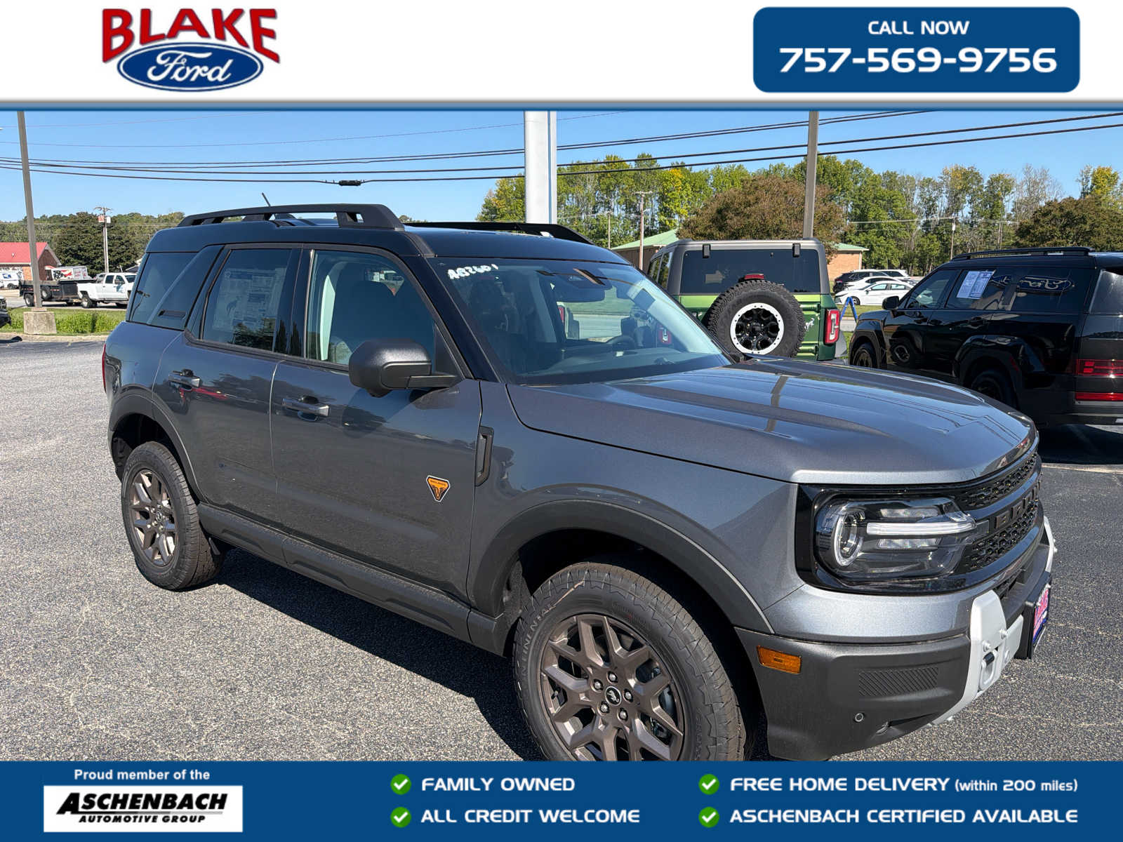 New 2026 Ford Bronco Sport Badlands 4x4