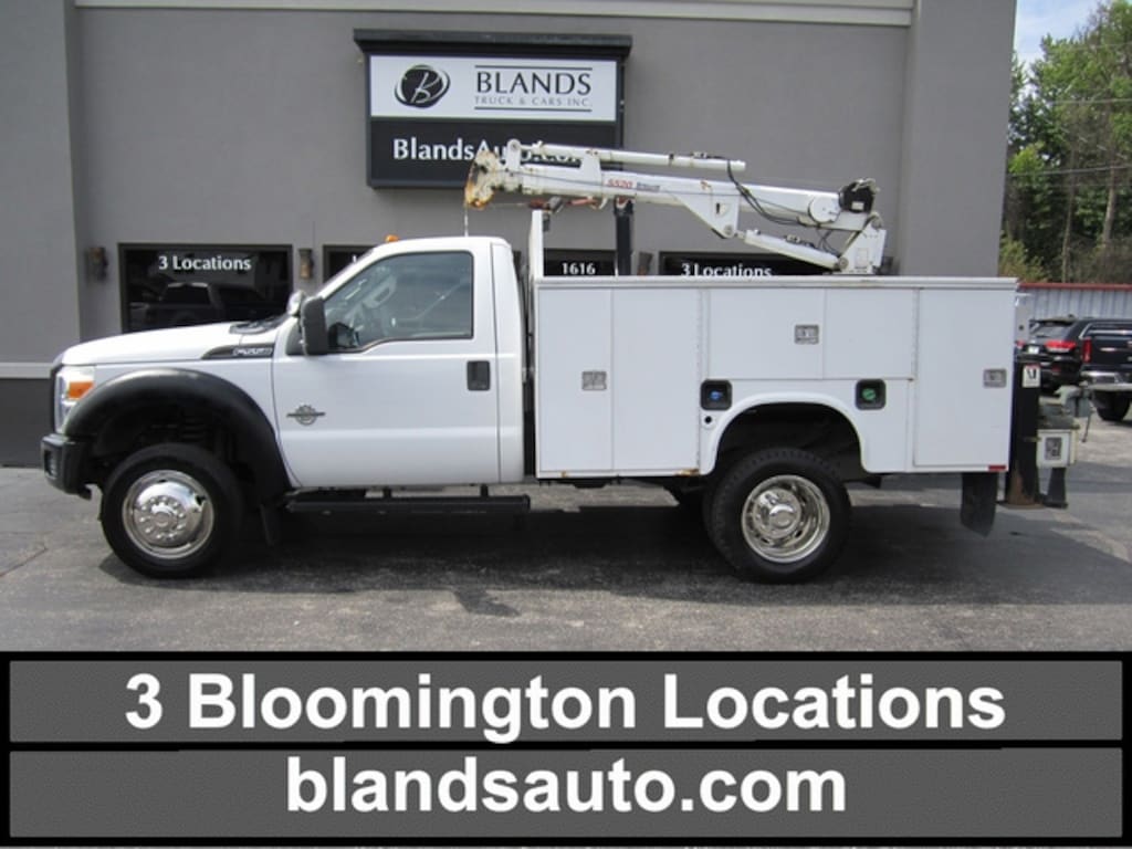 Used 2011 Ford F-550 Crane Utility Commercial