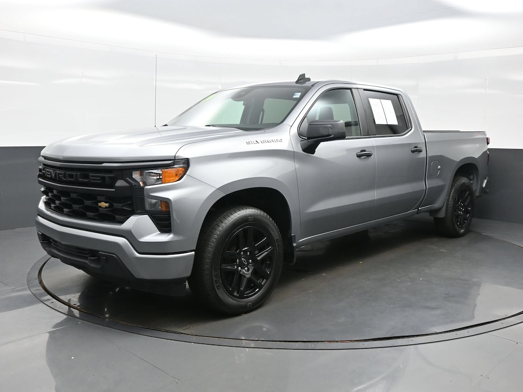 Used 2024 Chevrolet Silverado 1500 Custom Truck Crew Cab