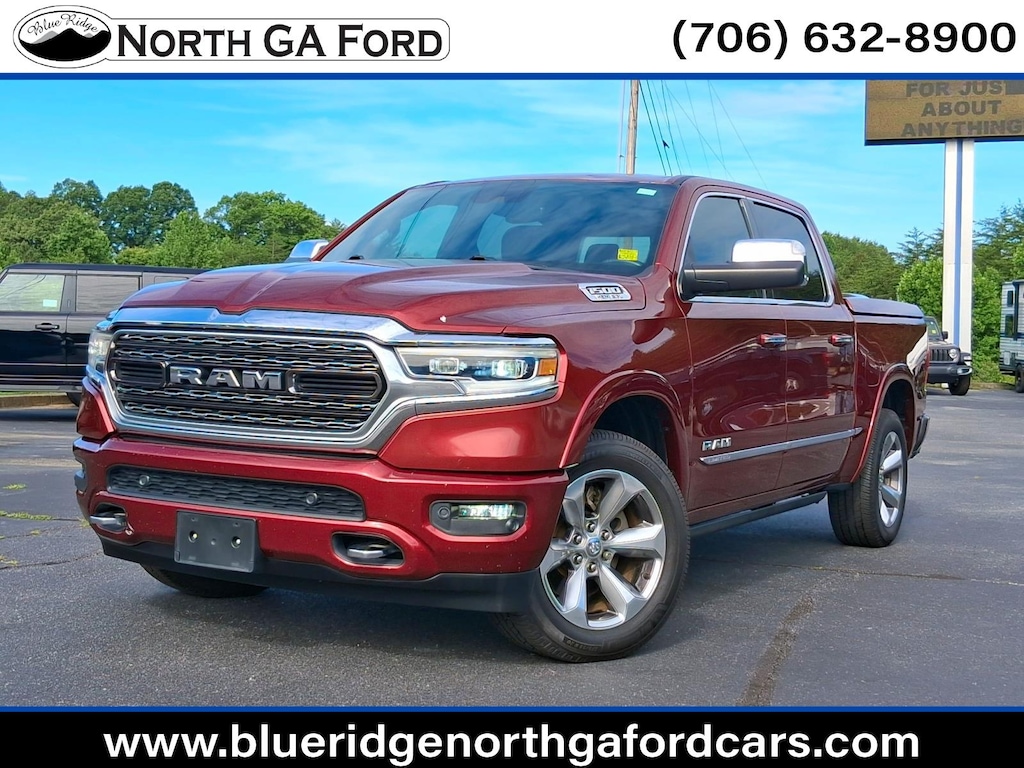 Used 2019 Ram 1500 Limited 4x2 Crew Cab 57 Box w/5.7L V8 Crew Cab Pickup