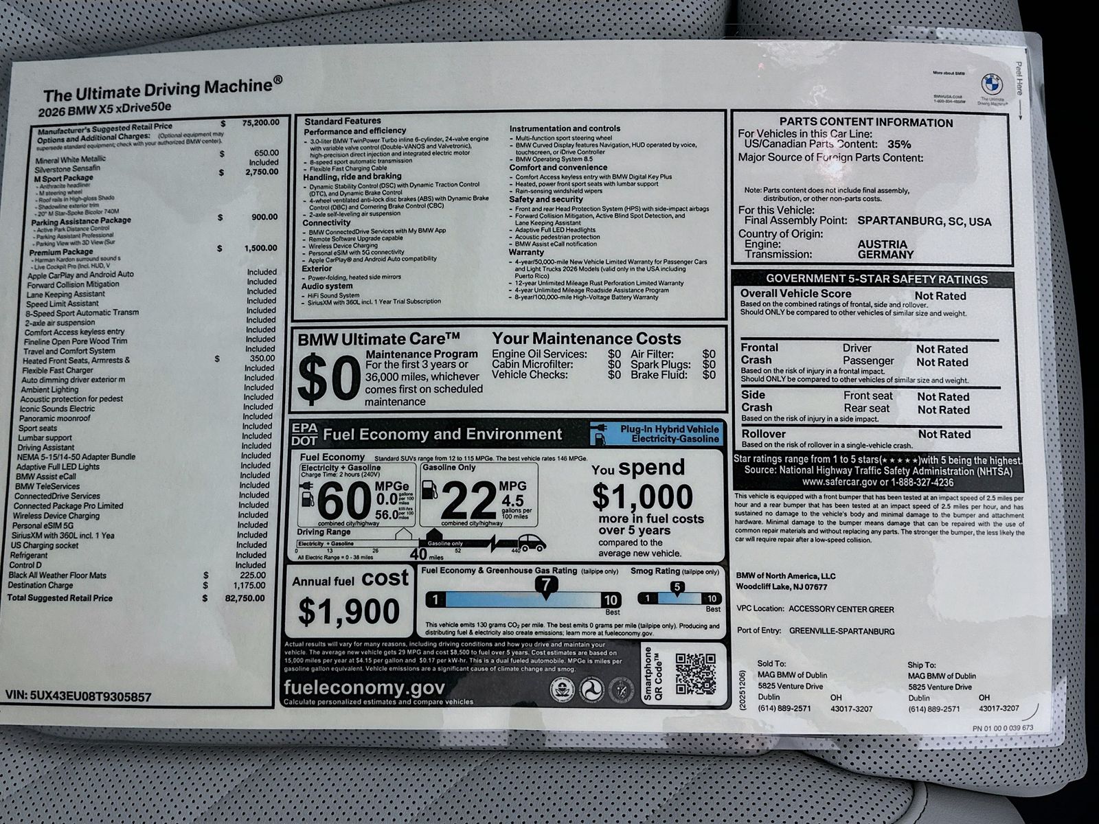 2026 BMW X5 50e - Photo 47