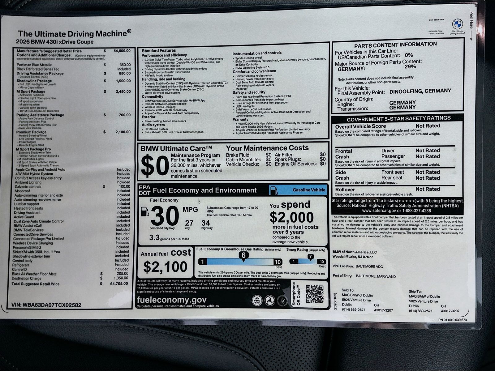 2026 BMW 4 Series 430i - Photo 43