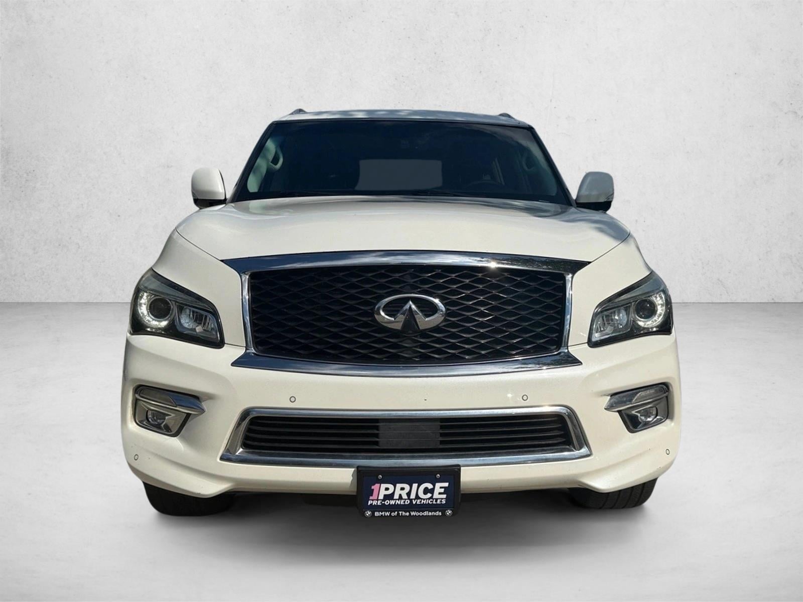 Used 2015 INFINITI QX80 Base with VIN JN8AZ2NF3F9573583 for sale in Conroe, TX