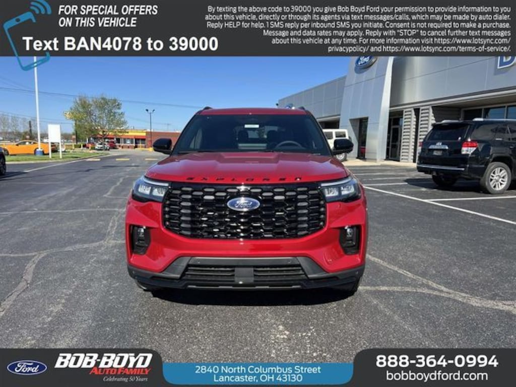 New 2026 Ford Explorer ST-Line SUV