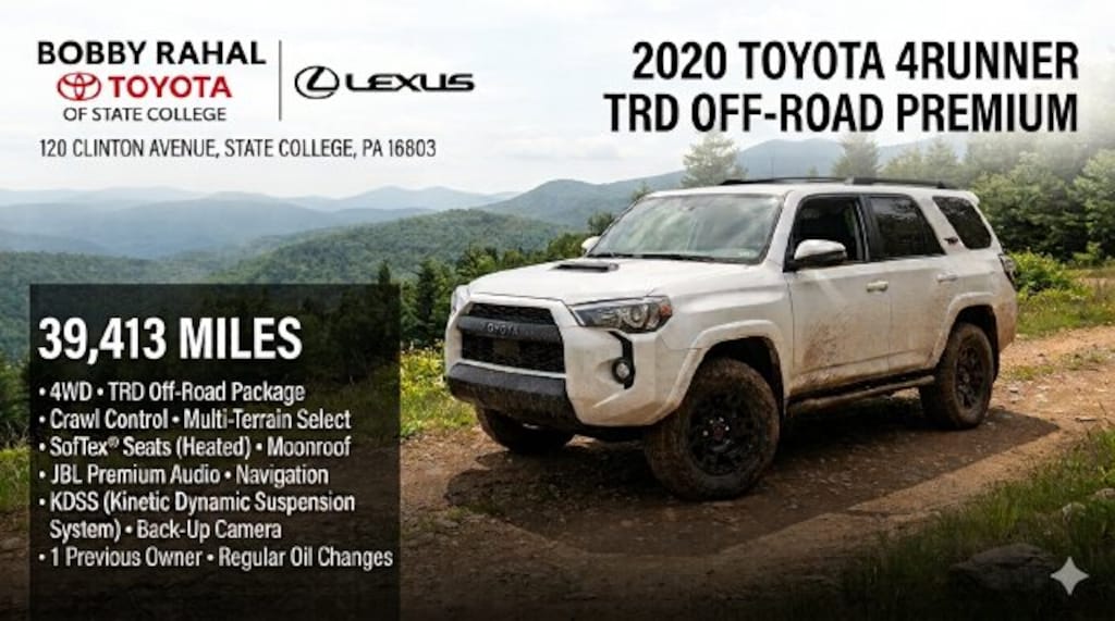 Certified 2020 Toyota 4Runner TRD Off Road Premium SUV