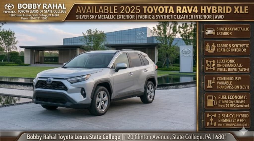 Certified 2025 Toyota RAV4 Hybrid XLE SUV