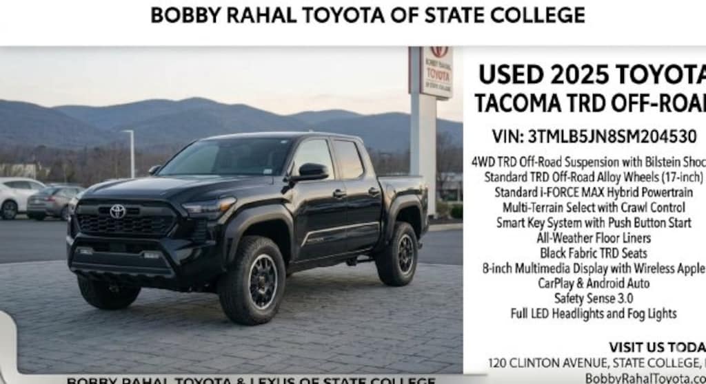 Used 2025 Toyota Tacoma TRD Off Road Truck Double Cab