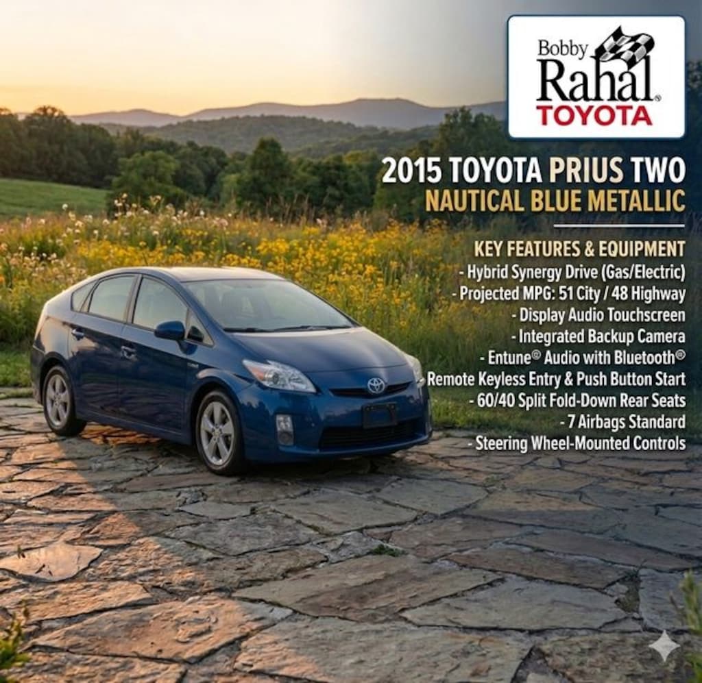 Used 2015 Toyota Prius Two Hatchback