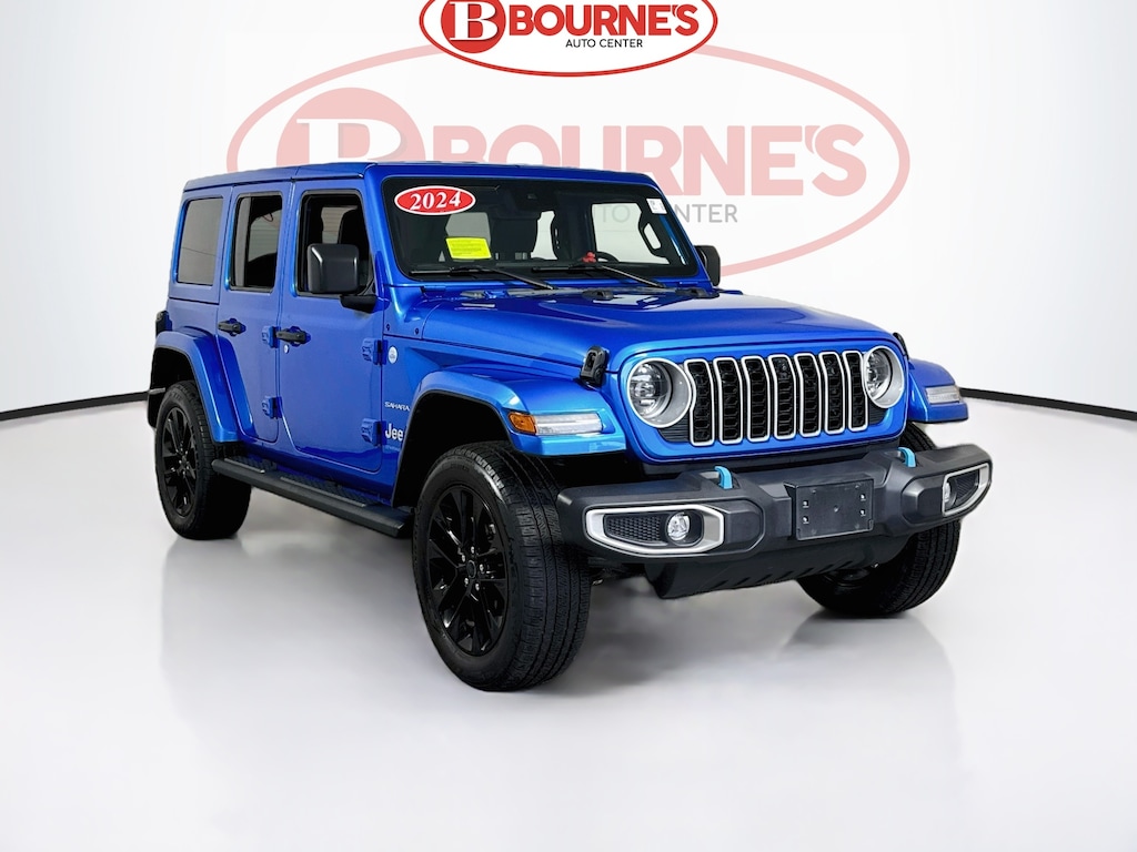 Used 2024 Jeep Wrangler 4xe Sahara 4x4 w/Navigation,Heated Leather SUV