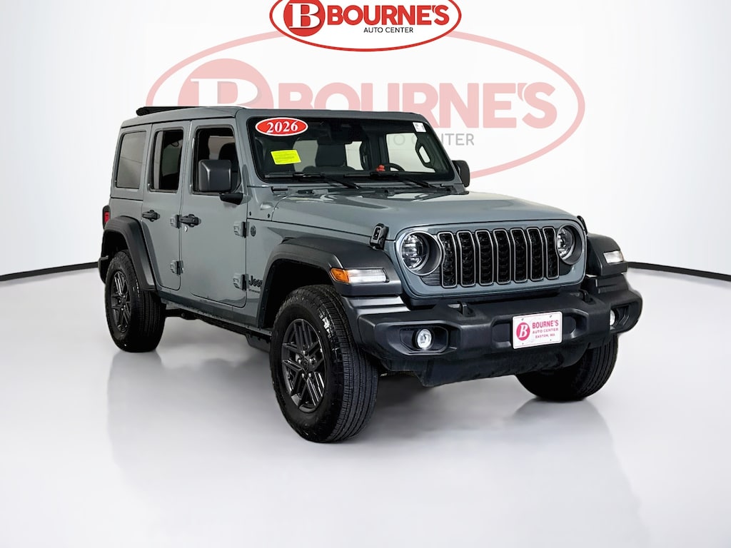 Used 2026 Jeep Wrangler Sport S 4x4 w/Sky 1-touch,3.6L V6,Heated Seats SUV
