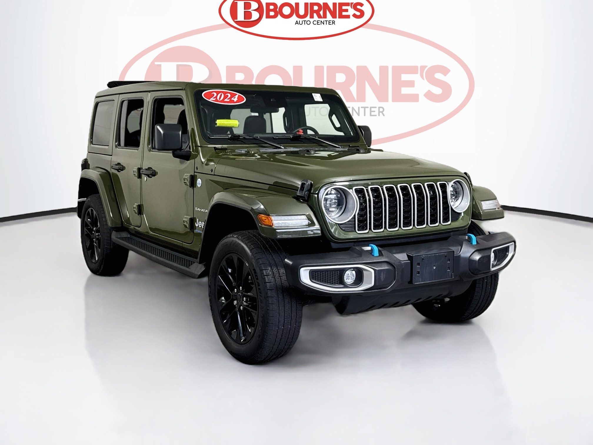 Used 2024 Jeep Wrangler 4xe Sahara 4x4 w/Sky 1-Touch,Heated Leather SUV