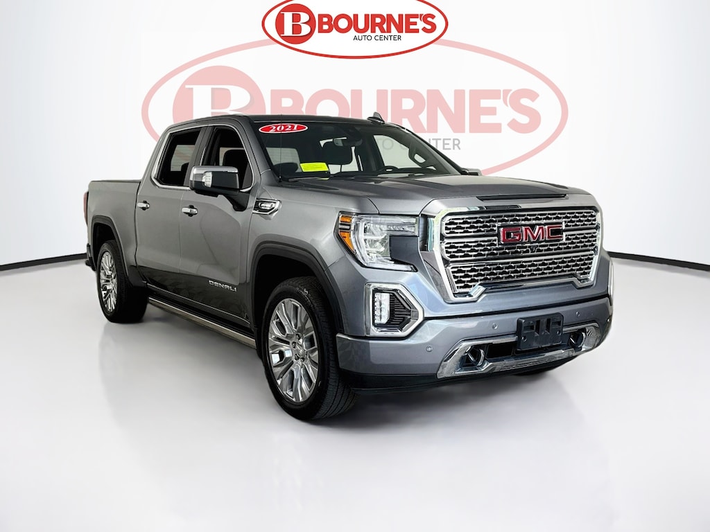 Used 2021 GMC Sierra 1500 Crew Cab Duramax Denali 4WD w/Navigation,Leather,Sunroof Truck Crew Cab
