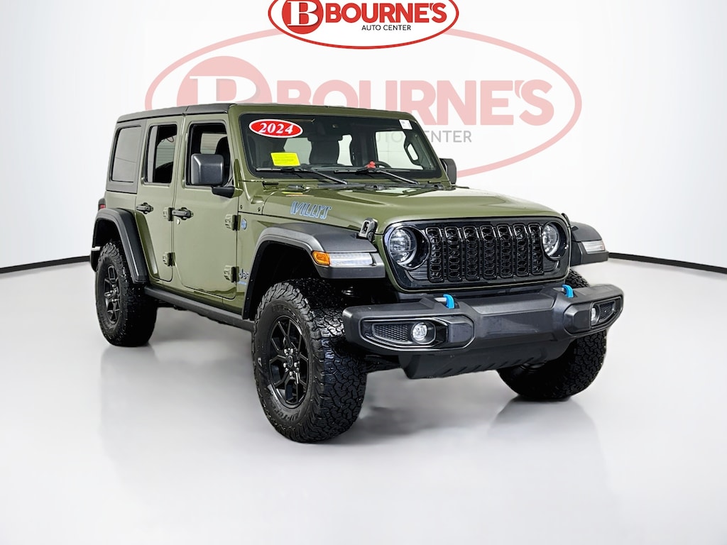 Used 2024 Jeep Wrangler 4xe Willys 4x4 w/Heated Seats & Steering Wheel SUV