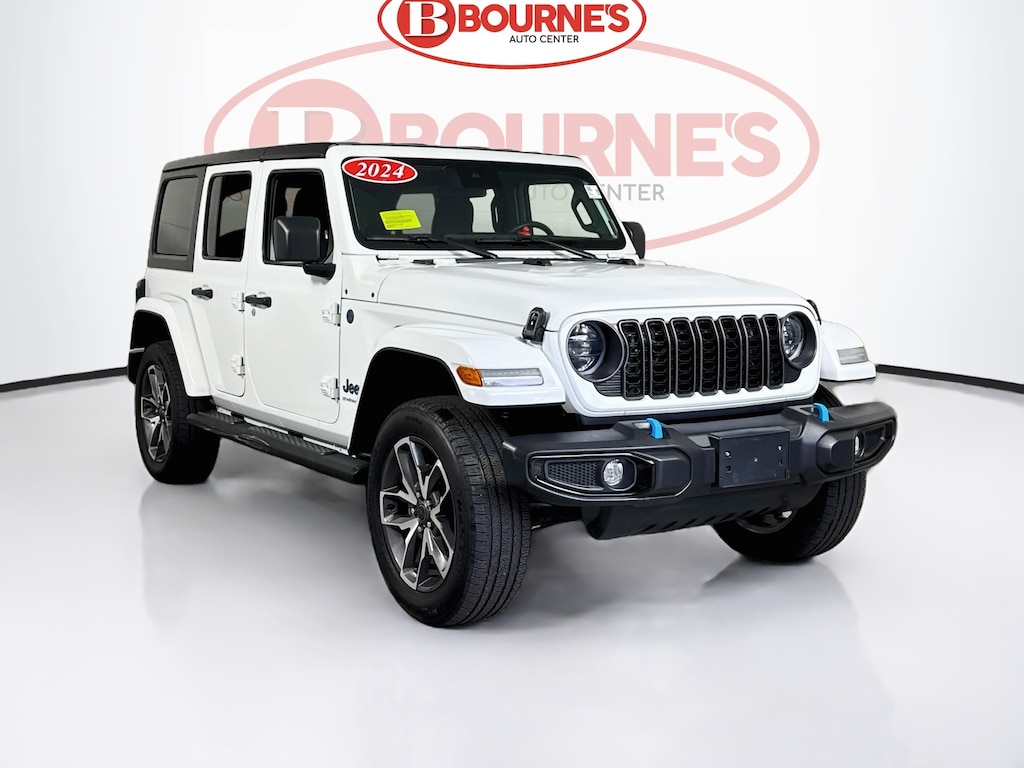 Used 2024 Jeep Wrangler 4xe Sport S 4x4 w/Conv,Tech,Safety Pkgs. SUV