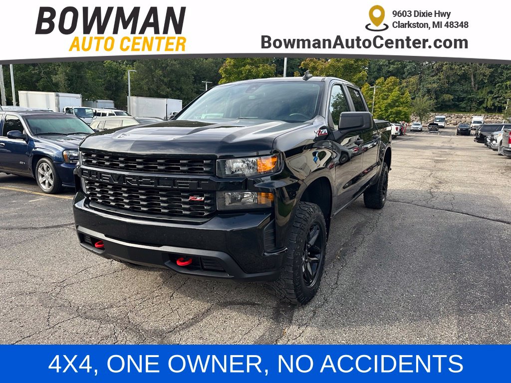 Used 2021 Chevrolet Silverado 1500 Custom Trail Boss Truck Crew Cab