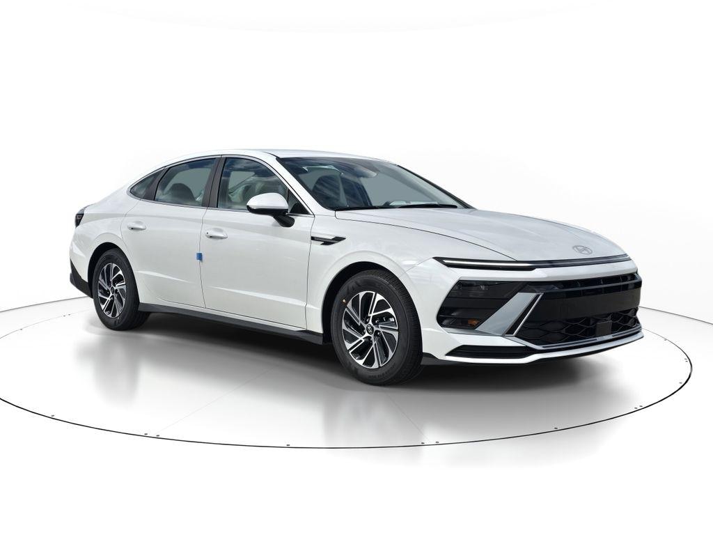 New 2026 Hyundai Sonata Hybrid Blue Sedan