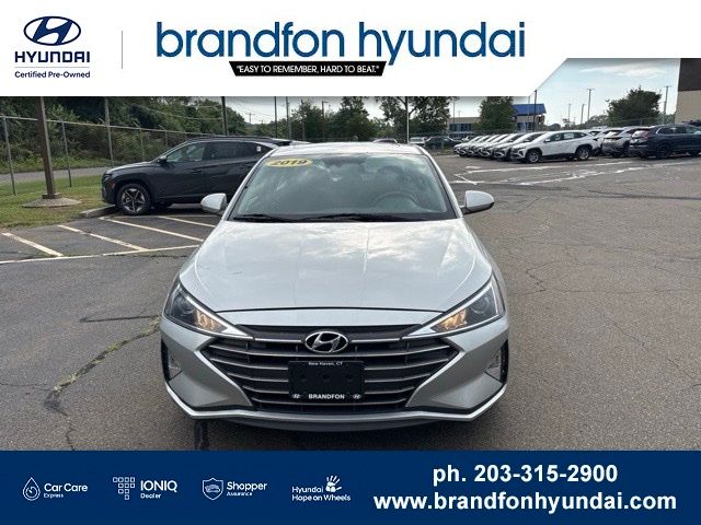Used 2019 Hyundai Elantra Value Edition with VIN 5NPD84LF3KH476282 for sale in New Haven, CT