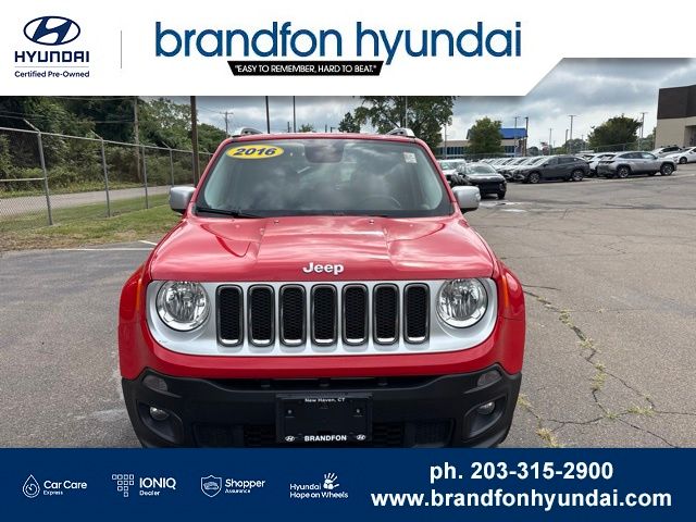 Used 2016 Jeep Renegade Limited with VIN ZACCJBDT2GPD16918 for sale in New Haven, CT