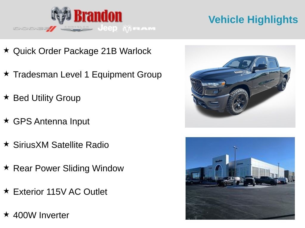 Used 2026 Ram 1500 Warlock Truck