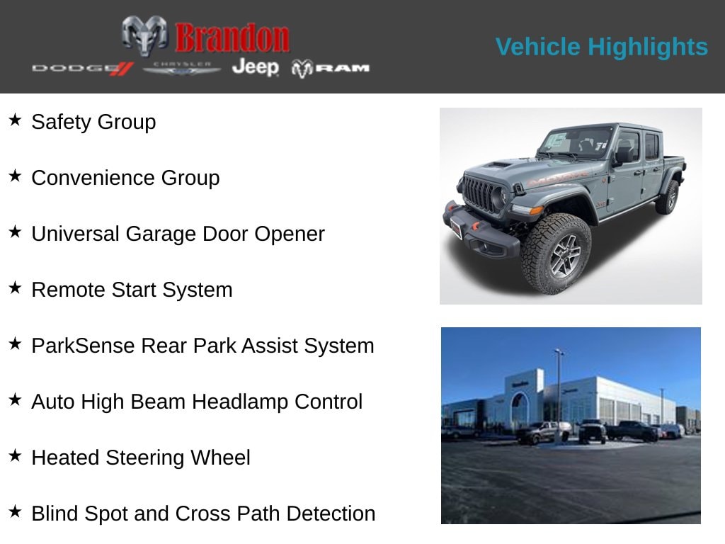 New 2026 Jeep Gladiator Mojave Pickup