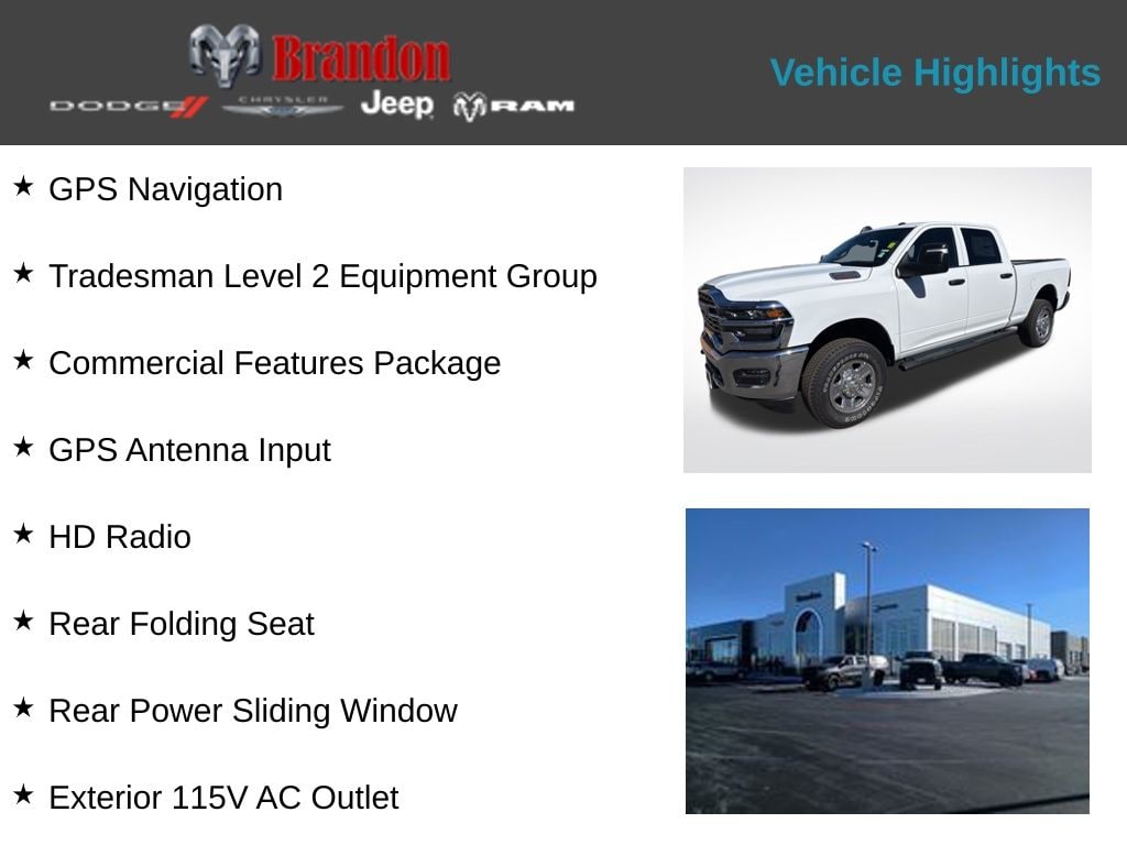 New 2026 Ram 2500 Tradesman Pickup