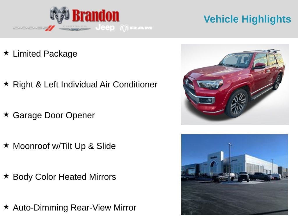 Used 2018 Toyota 4Runner Limited SUV