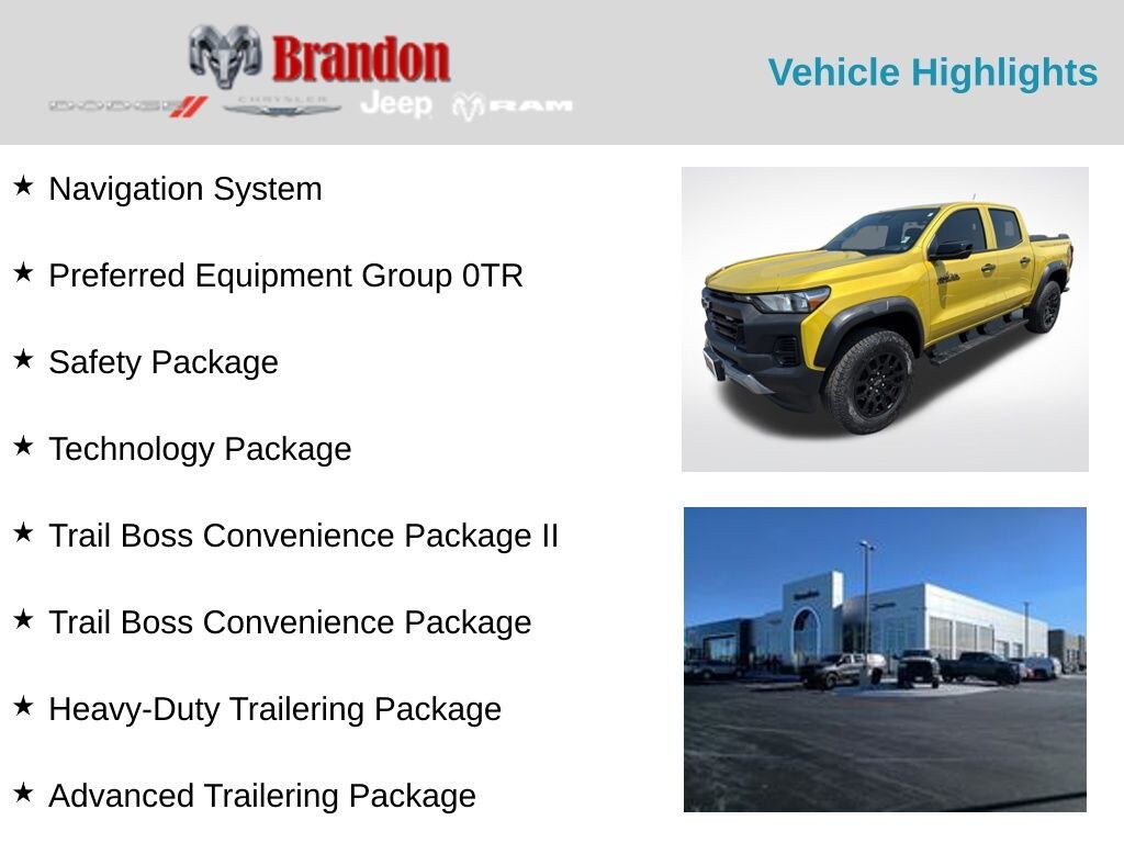 Certified 2023 Chevrolet Colorado Trail Boss Truck