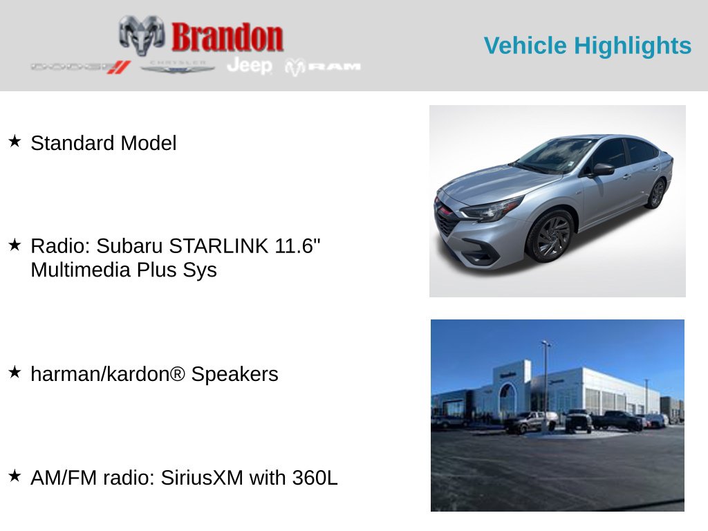 Used 2024 Subaru Legacy Sport Sedan
