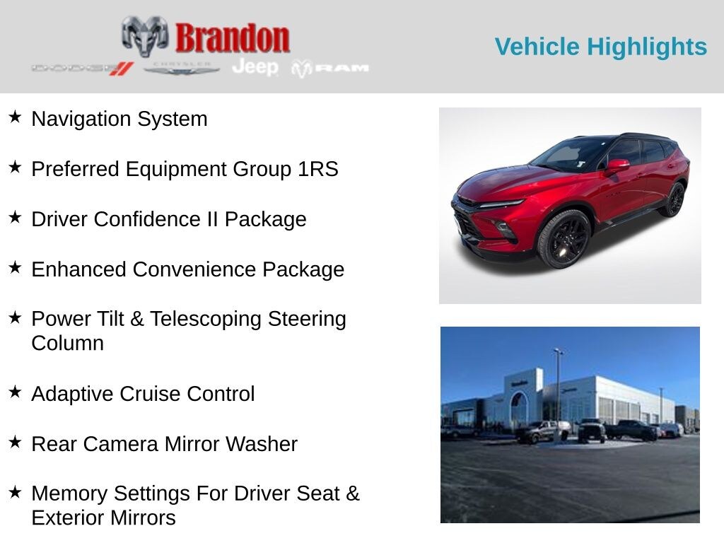 Certified 2023 Chevrolet Blazer RS SUV