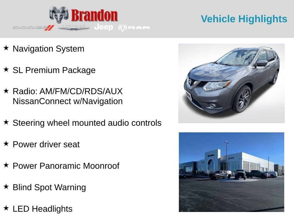 Used 2016 Nissan Rogue SL SUV