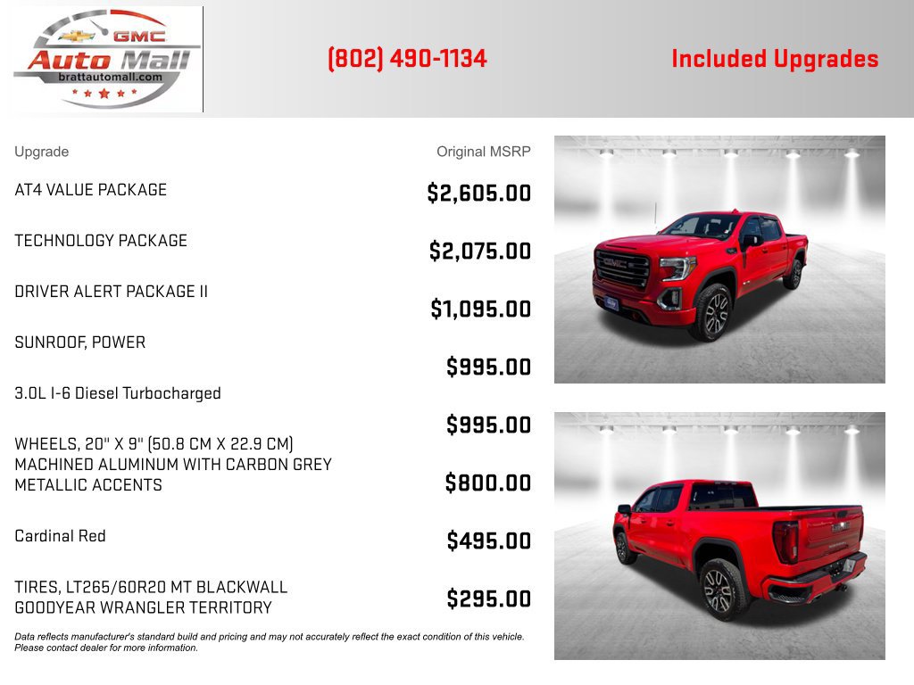 Used 2021 GMC Sierra 1500 AT4 Truck