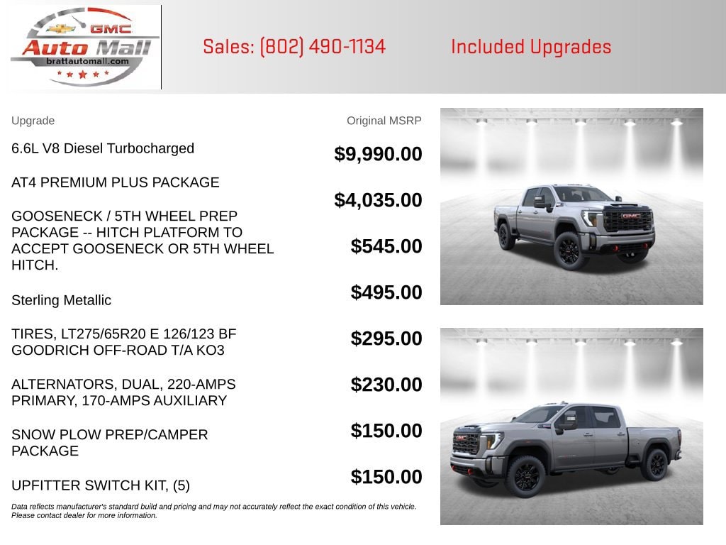 New 2026 GMC Sierra 2500 HD AT4 Truck