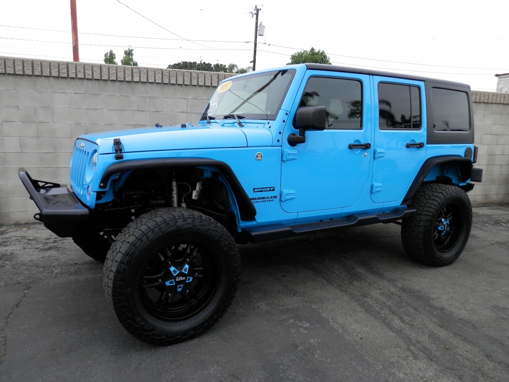 Used 2017 Jeep Wrangler JK Unlimited Sport S PKG (4 INCH FOX PERFORMANCE SERIES LIFT) SUV