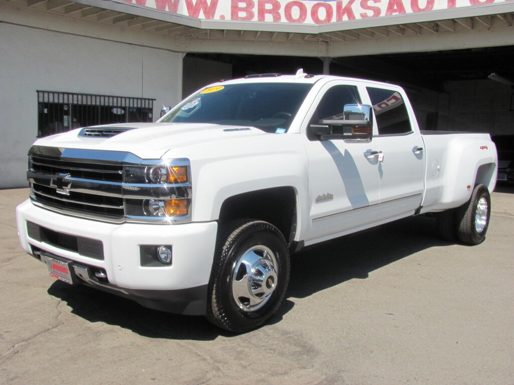 Used 2019 Chevrolet Silverado 3500HD High Country Dually 6.6 Turbo Dsl 4WD Truck Crew Cab