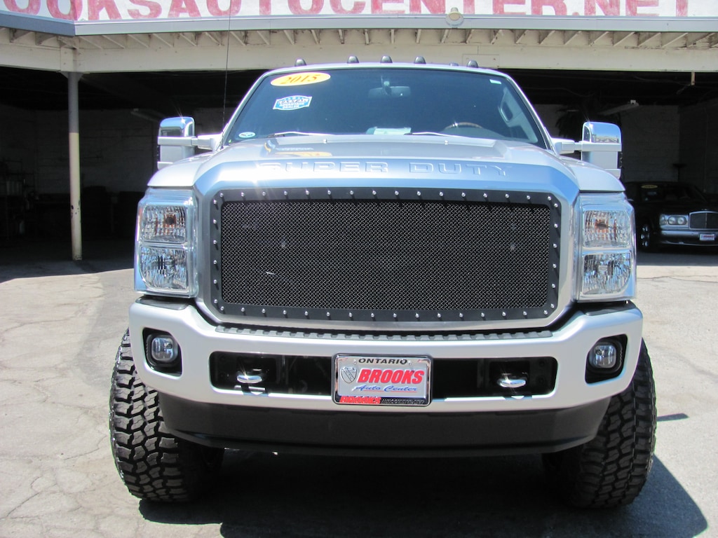 Used 2015 Ford F-250 PLATINUM (4WD)6.7 TURBO DSL(10"CUSTOM LIFT) Truck Crew Cab
