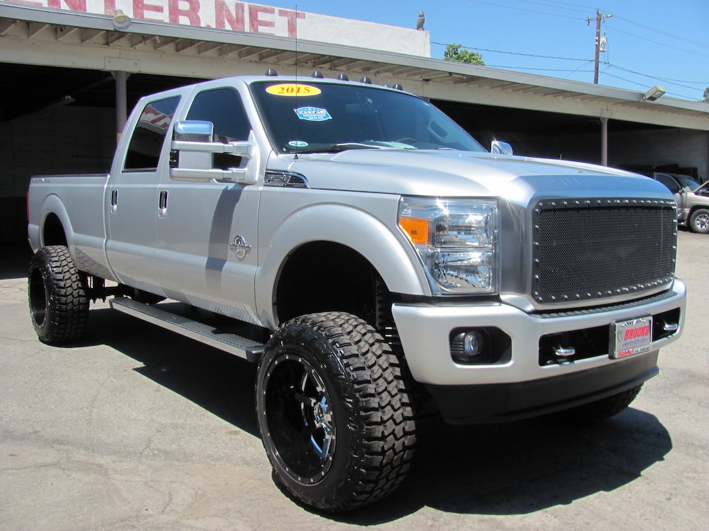 Used 2015 Ford F-250 PLATINUM (4WD)6.7 TURBO DSL(10"CUSTOM LIFT) Truck Crew Cab