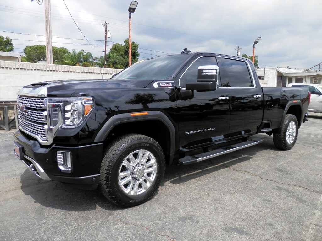 Used 2020 GMC Sierra 3500HD Denali (6.6 TURBO DIESEL) (4WD) Truck Crew Cab long bed