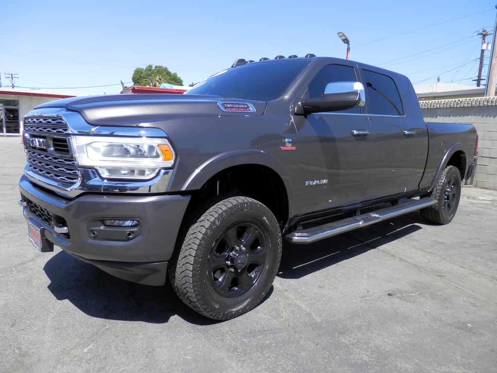 Used 2019 Ram 3500 Laramie 6.7 L Turbo Diesel 4WD(AISIN Trans) Truck Mega Cab